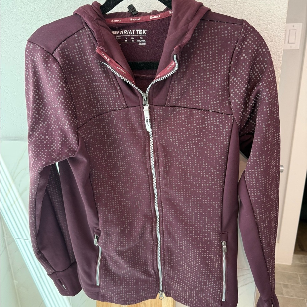 Ariat Women's Lumina Full Zip Hoodie - Mulberry, Medium